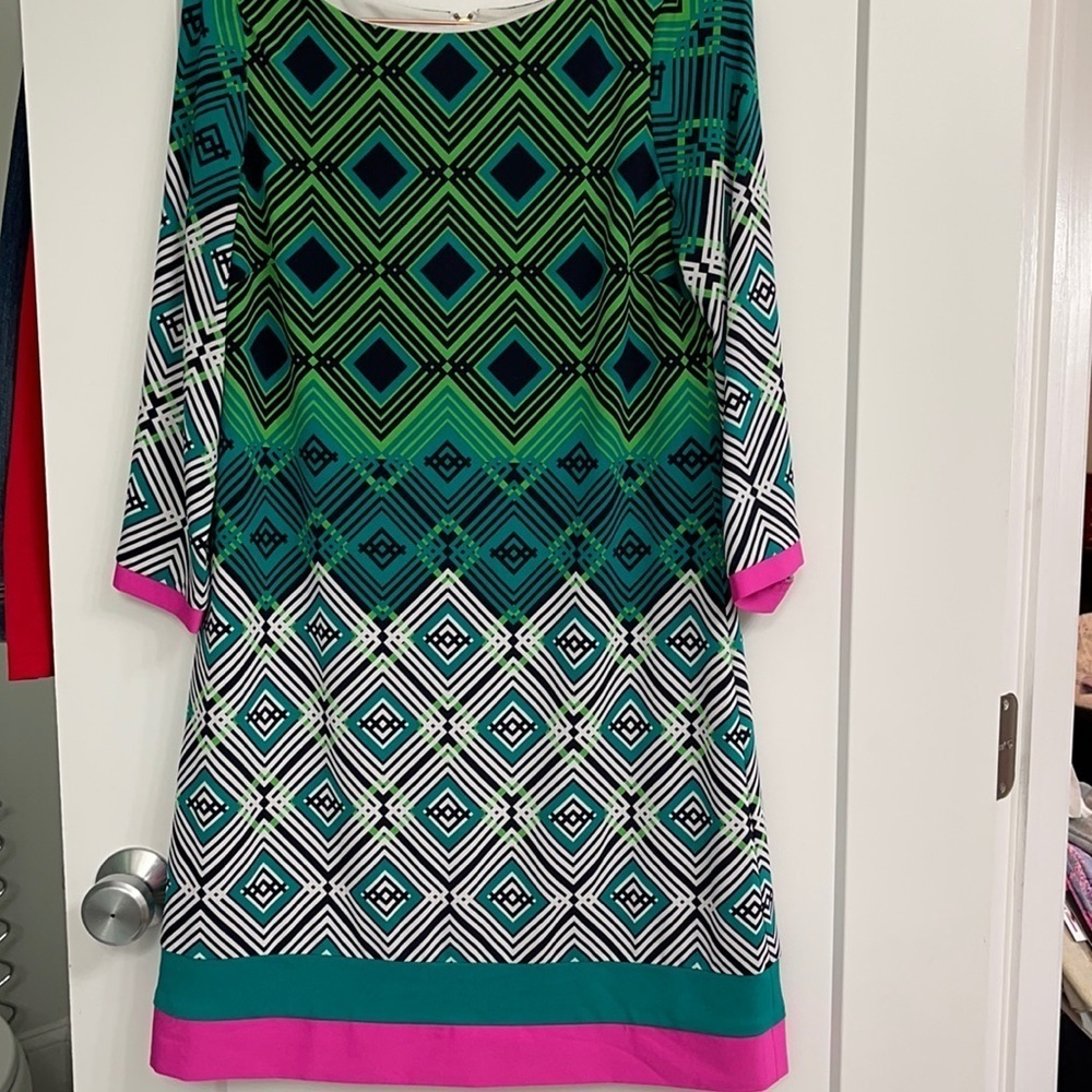 ELIZA J MULTICOLORED DRESS